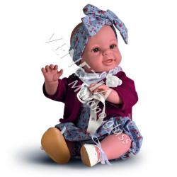 Кукла PAULA в бордовом кардигане р.47см