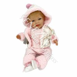 Кукла Susi в розовом костюме с мехом р.48см.