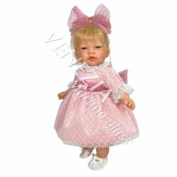 Кукла Selia в розовом платье р.45см.